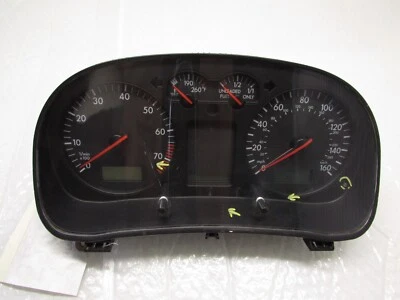 2000-2001 VOLKSWAGEN JETTA/GOLF CLUSTER INSTRUMENTO VELOCÍMETRO FABRICANTE DE EQUIPAMENTO ORIGINAL 1J0920900K - Imagem 1 de 4