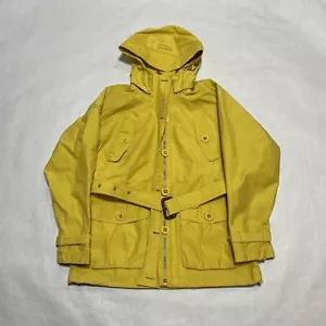 Rare Vintage Gore-Tex Yellow Women’s Jacket Size Small Goretex Gorp Rain Coat - Picture 1 of 13