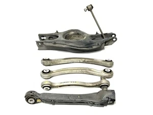 W218 MERCEDES 2013 CLS63 AMG REAR LEFT DRIVER SIDE CONTROL ARMS SET OF 6 OEM - Picture 1 of 13