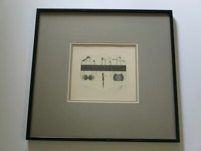 RARE ERTE LITHOGRAPH SIGNED LIMITED EDITION ART DECO PORTRAIT FASHION WOMEN - Image 1 of 4