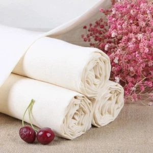 Cotton Cheese Muslin Fabric Strainer Soymilk Tofu Butter Draining Gauze Cloth - Picture 1 of 14