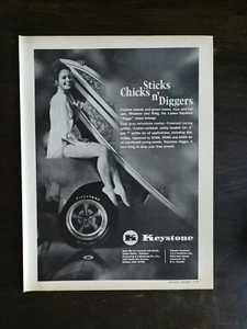 Vintage 1971 Keystone Wheels Full Page Original Ad 624 - Picture 1 of 1