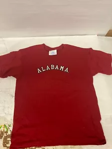 Youth Medium  Crimson Alabama Crimson Tide Crew Neck T-Shirt - Picture 1 of 3