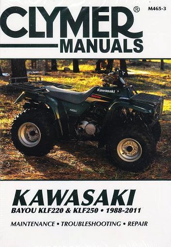 Kawasaki Bayou KLF220 1988-2011, 250 ATV manual de servicio de reparación de taller M4653 Foto 1 de 1