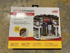 BRANDNEU Allstar Küche Gewürzschleuder mit verstellbarem Dual Spin - hält 40 Gläser - Bild 1 von 2