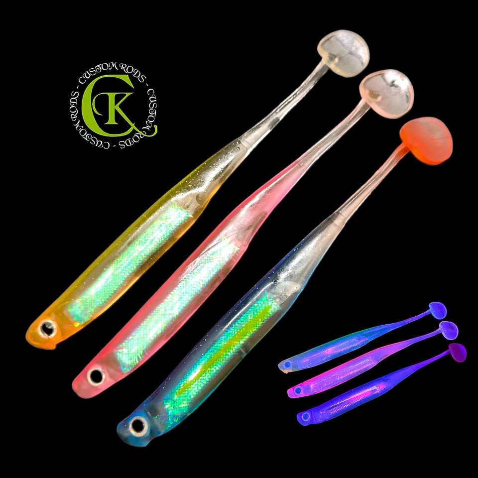 3x 15cm Balzer Shirasu Holo Shad Bass Gummifisch Kunstköder Kauli Stint Uklei - Bild 1 von 1