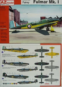Fairey Fulmar Mk.i , AZ Model , 1:72, Plastique, Nouveauté - Picture 1 of 2