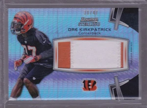 2012 Bowman Sterling Prism Refractors #BSJRRDK Dre Kirkpatrick Jersey 30/47 - Picture 1 of 1