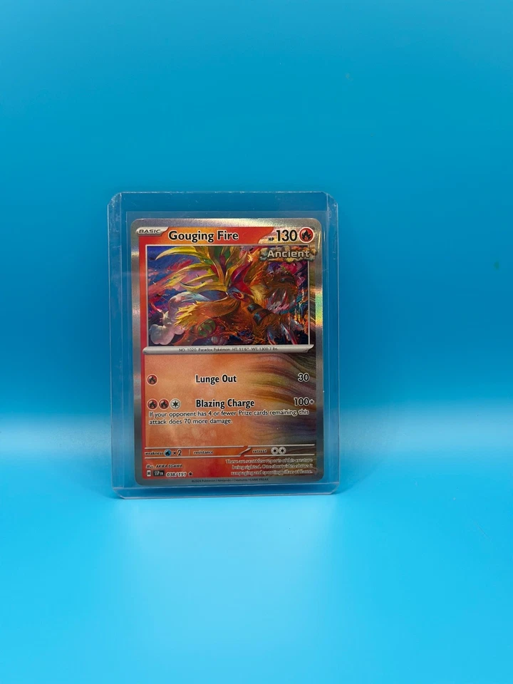 Pokémon, Gouging Fire 038/191 Sv08: Surging Sparks Holo $3 ORDER MINIMUM - Image 1 of 1