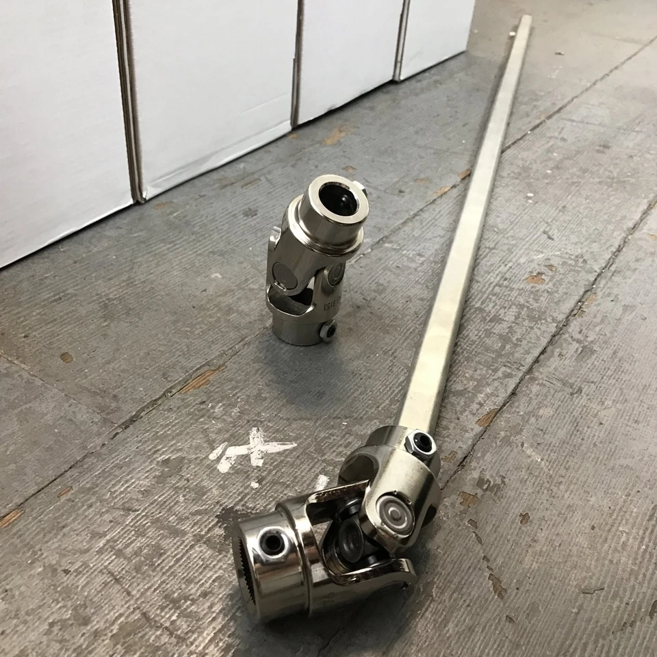 福特 Triangle + 1 英寸 - 48 U 型接头 + 36 英寸 x 3/4 英寸 DD 转向轴 Rag 消除器套件 — 第 1/4 张图片