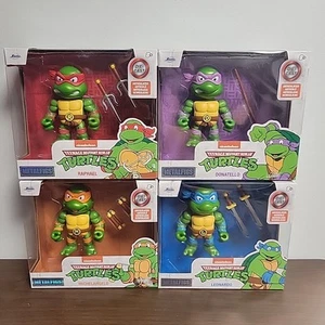 Nickelodeon Teenage Mutant Ninja Turtles Set Of 4 Jada Metalfigs NEW DIE-CAST - Picture 1 of 7