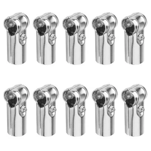 10 Sets 1-3/8" x 1-3/8" O.D. T Pipe Connector Chain Link Fence Clamp Stainles... - Picture 1 of 5