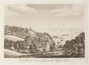 R. GODFREY (*1728), Landhaus des George M. Bisset, Knighton, Rad. Romantik - Bild 1 von 5