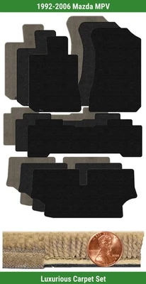 Juego de alfombrillas Lloyd Custom Luxe para Mazda MPV 1992-2006 (4 piezas) #W7S Foto 1 de 4