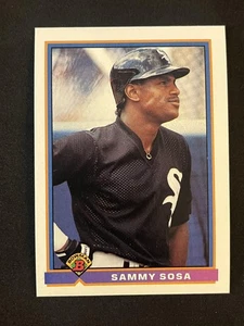1991 Bowman #350 Sammy Sosa Baseball Card - Picture 1 of 2