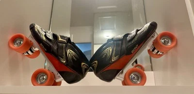 Bont Vaypor 碳纤维溜冰鞋男式美国 10.5 码带 NTS 板和 Labeda 车轮 — 第 1/4 张图片