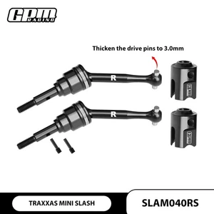 GPM 4140 Carbon Steel（Rear） Driveshafts & Drive Cups TRAXXAS Mini Slash 10850 - Picture 1 of 2