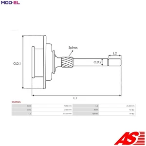 ALTERNATOR A01006S FOR BMW 5/G30/F90/G31/Van 7/X3/G01/G08/G11/G12 X4/G02/F98 - Picture 1 of 19