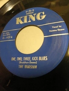 Tiny Bradshaw – One, Two, Three, Kick Blues. 7" Excellent Condition - Picture 1 of 6