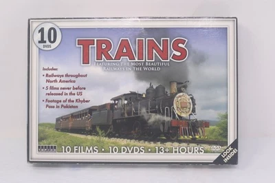 Trains: Featuring the Most Beautiful Railways in the World (10 DVDs 13+Hrs) - Image 1 of 4