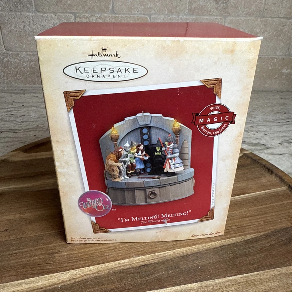 Hallmark Wizard of Oz Im Melting 2004 Ornament - QXI4024
