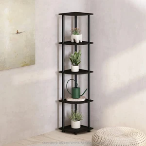 Furinno Turn-N-Tube 5-stufiges Mehrzweck Eck-Vitrinenregal Regal - Bild 1 von 6