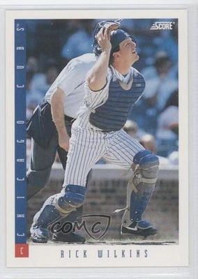 1993 Score Rick Wilkins #185 - Image 1 of 2