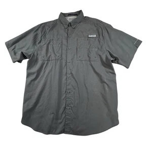 Columbia Hemd Herren XL PFG Tamiami Vented Grau Omni Shade UPF 40 - Bild 1 von 7