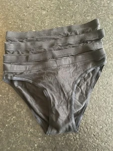 Nordstrom Women’s Black Bikini Cut Panty Size XXS Set Of 4 Modal/Spandex Blend - Picture 1 of 3