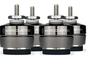 IsoAcoustics GAIA III Isolation Feet for Floorstanding Speakers and Sub (4-pack) - Picture 1 of 5