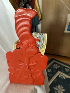 Vintage Dr. Seuss Lot Of 11 Books “Cat in the Hat”Book Shelf Holder Folding Rack - Bild 1 von 3