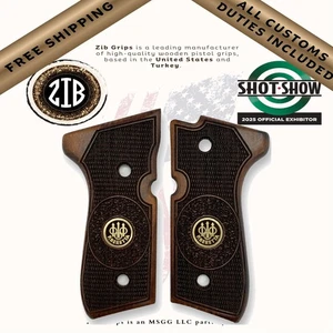 Empuñaduras Zib serie madera empuñaduras de pistola para Beretta F92 - Imagen 1 de 3