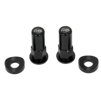 Kit de tuerca/espaciador de bloqueo de llanta Tusk negro para KAWASAKI KLX140L 2008-2009,2011-2020 Foto 1 de 4