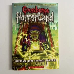 R.L. Stine HORRORLAND - Help We Have Strange Powers - First Print 2009 - Picture 1 of 8