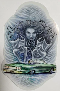 Lowrider - Rollin Hard - NEU - Vintage (1999) Prismatic Automatenaufkleber (#1357) - Bild 1 von 2