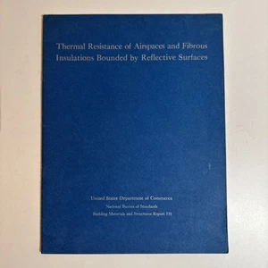 Thermal Resistance of Airspace and Fibrous Insulations 1957 USDC Report 151 - Imagen 1 de 7