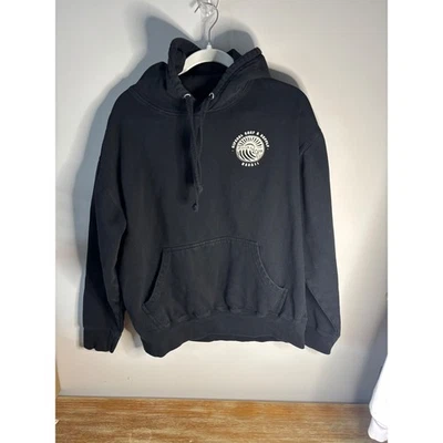 Moletom com capuz Rip Curl Surf Supply Havaí gráfico preto masculino tamanho G - Imagem 1 de 4