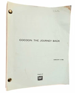 ARTÍCULO RARO: "COCOON EL VIAJE DE REGRESO" (1988) Quinto borrador del guión de la película - Imagen 1 de 5