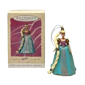 Hallmark Keepsake Ornament - Barbie As Rapunzel Niños Coleccionista Serie 1997 - Imagen 1 de 12