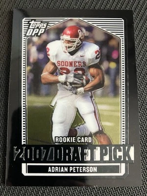 2007 Topps Draft Picks and Prospects Chrome Black #135 Adrian Peterson (RC) - Image 1 of 2