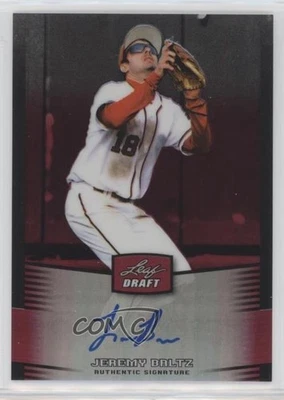 2012 Leaf Metal Draft Red /5 Jeremy Baltz #BA-JB5 Auto - Image 1 of 2