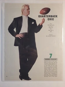 Hoja de rasgado de cargador retroceso con Boomer Esiason - Imagen 1 de 1