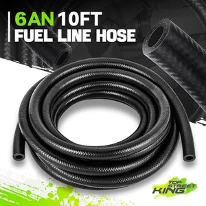 3/8" ID 10FT 6AN NBR Rubber Gasoline/Diesel/Biodiesel/Engine Oil/Fuel Line Hose - Bild 1 von 6