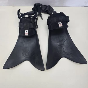 Vintage Force Fin Scuba Diving Swim Fins Flippers Made in USA with Bag L/XL - Picture 1 of 10