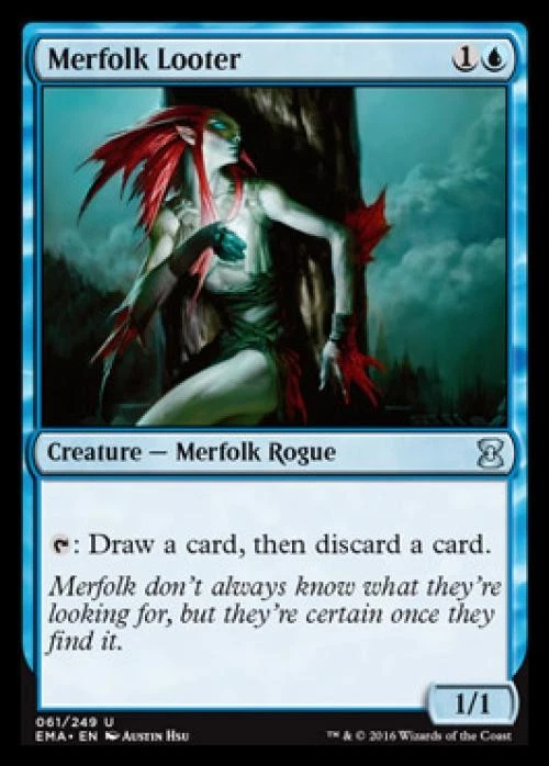 Merfolk Looter - Light Play MTG Eternal Masters - Image 1 of 1