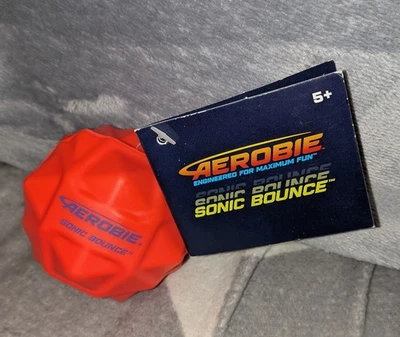 Sonic Bounce Ball High Bounce Juego Exterior Juguete Niños Nuevo Con Etiquetas Rojo Neón Foto 1 de 3