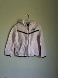 Nike Tech Fleece Full Zip Hoodie Size 4T Girls Pink - Picture 1 of 5