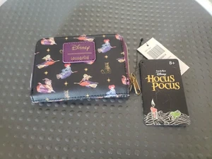 Loungefly Disney Hocus Pocus Sanderson Schwestern Mini Reißverschluss Geldbörse NEU mit Etikett - Bild 1 von 8