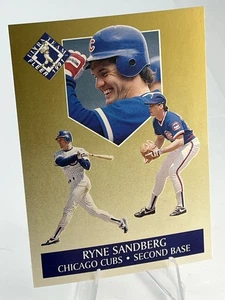1991 Fleer Ultra Team Ryne Sandberg 10 of 10 Chicago Cubs Insert UNLTD .68¢ Ship - Picture 1 of 3