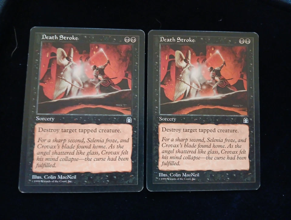 Death Stroke x2 MTG Stronghold Black Common Sorcery  - Image 1 of 1